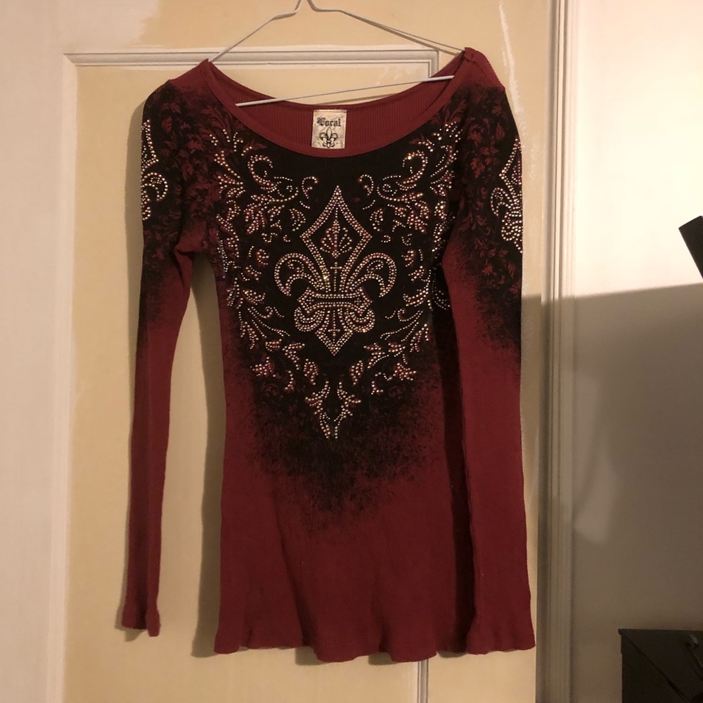 Stretchy material long sleeve